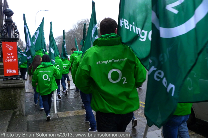 On St Stephens Green, Dublin, Ireland.