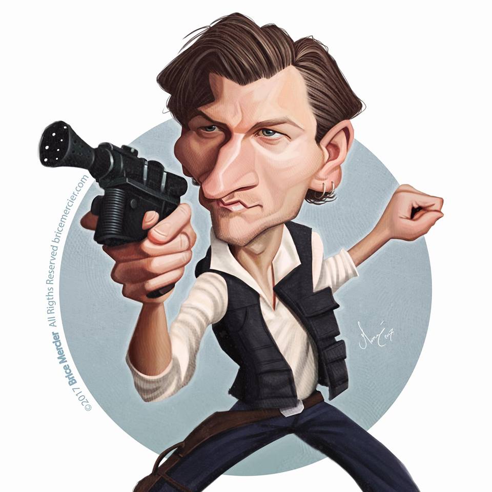 Caricature de Brice Mercier