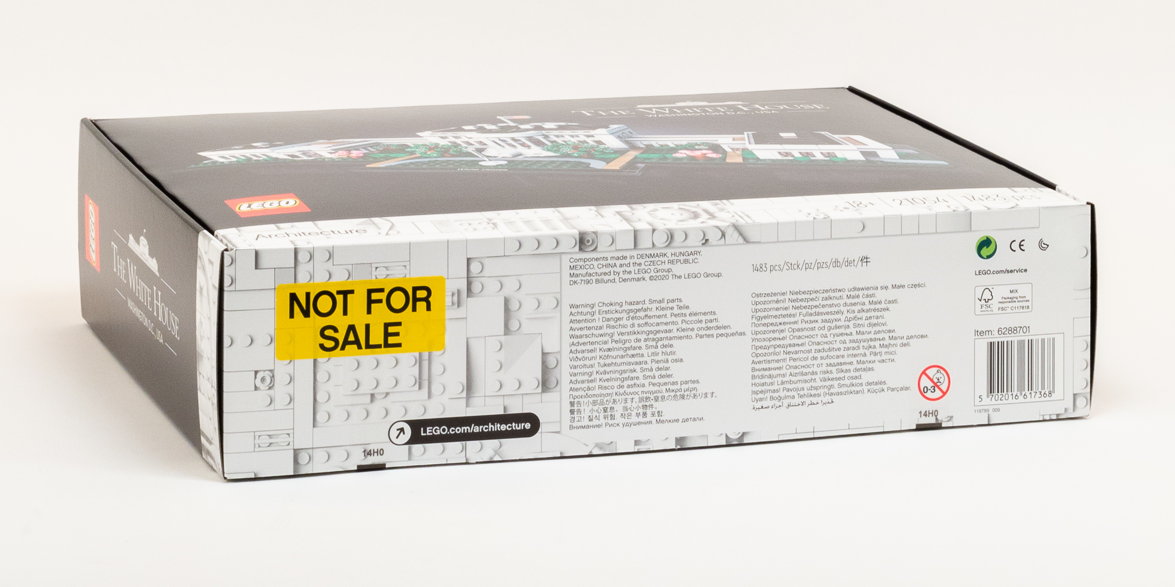 Saw this frustration free packaging from amazon and didn't know what it meant. Review 21054 The White House Brick Architect