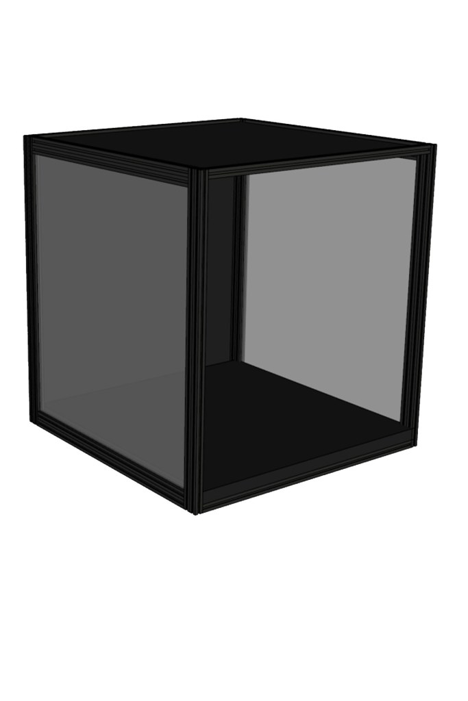 DF120 DISPLAY CUBE – L120 D60 H65 CM(L47.2” D23.6″ H25.6″) | BRICKCASE