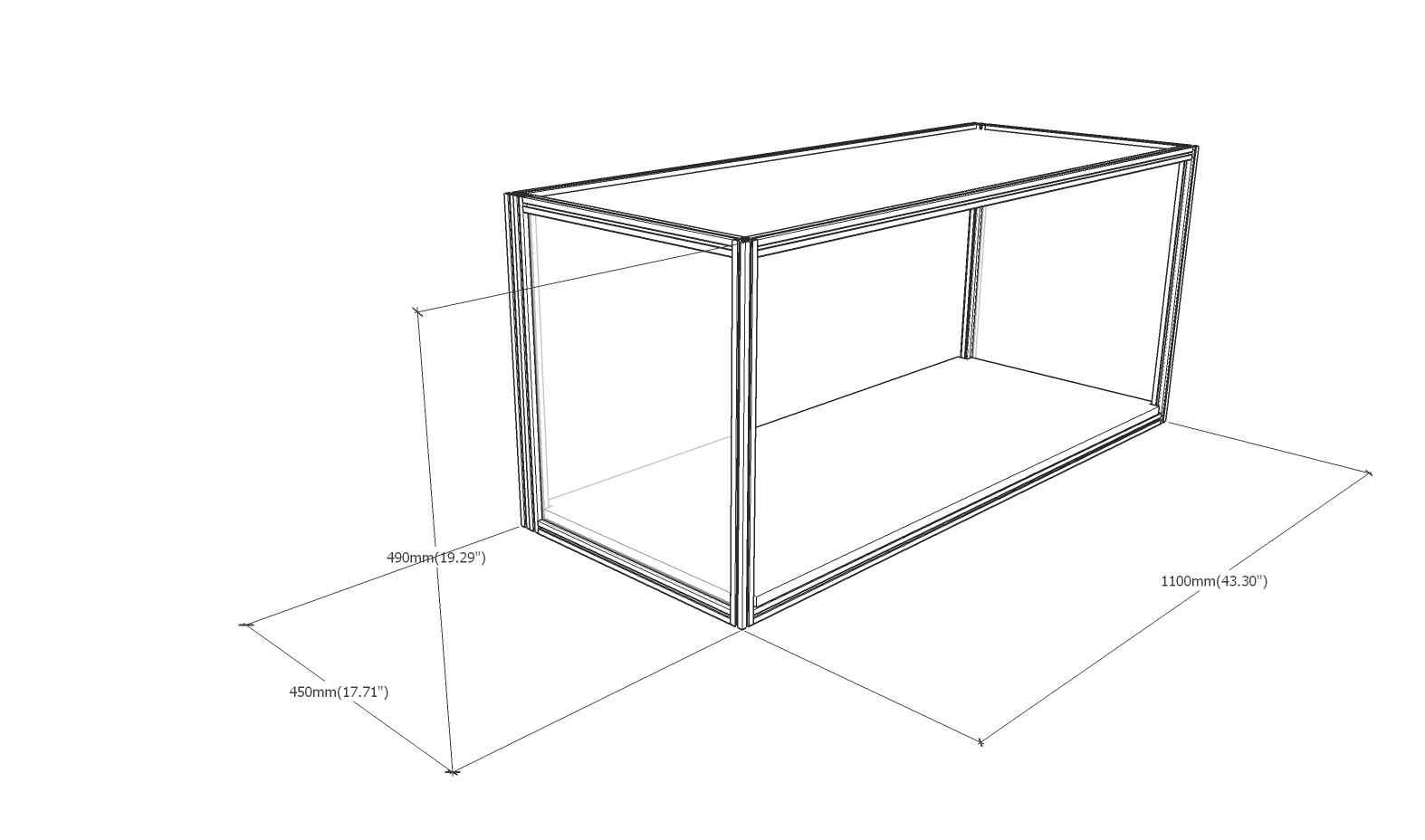 Sixth Series Display Cube