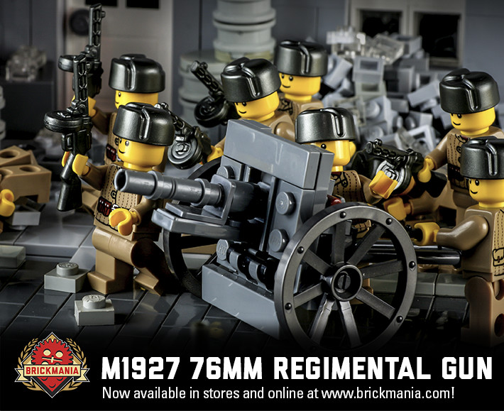 Restock: M1927 76mm Regimental Gun – Brickmania Blog