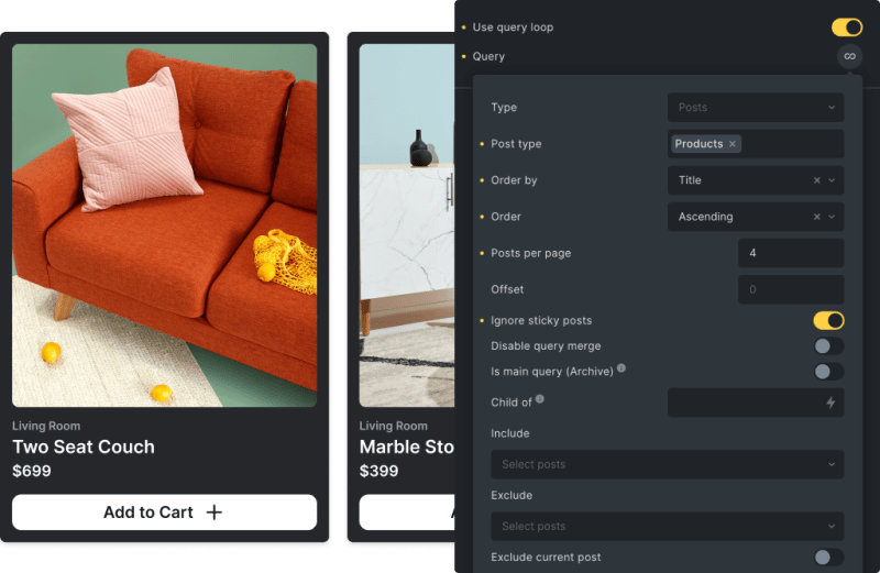 How To Use Query Loop In Bricks Builder Effectively Bricks Ultra - Premium Mountain Picture Gallery - Retina