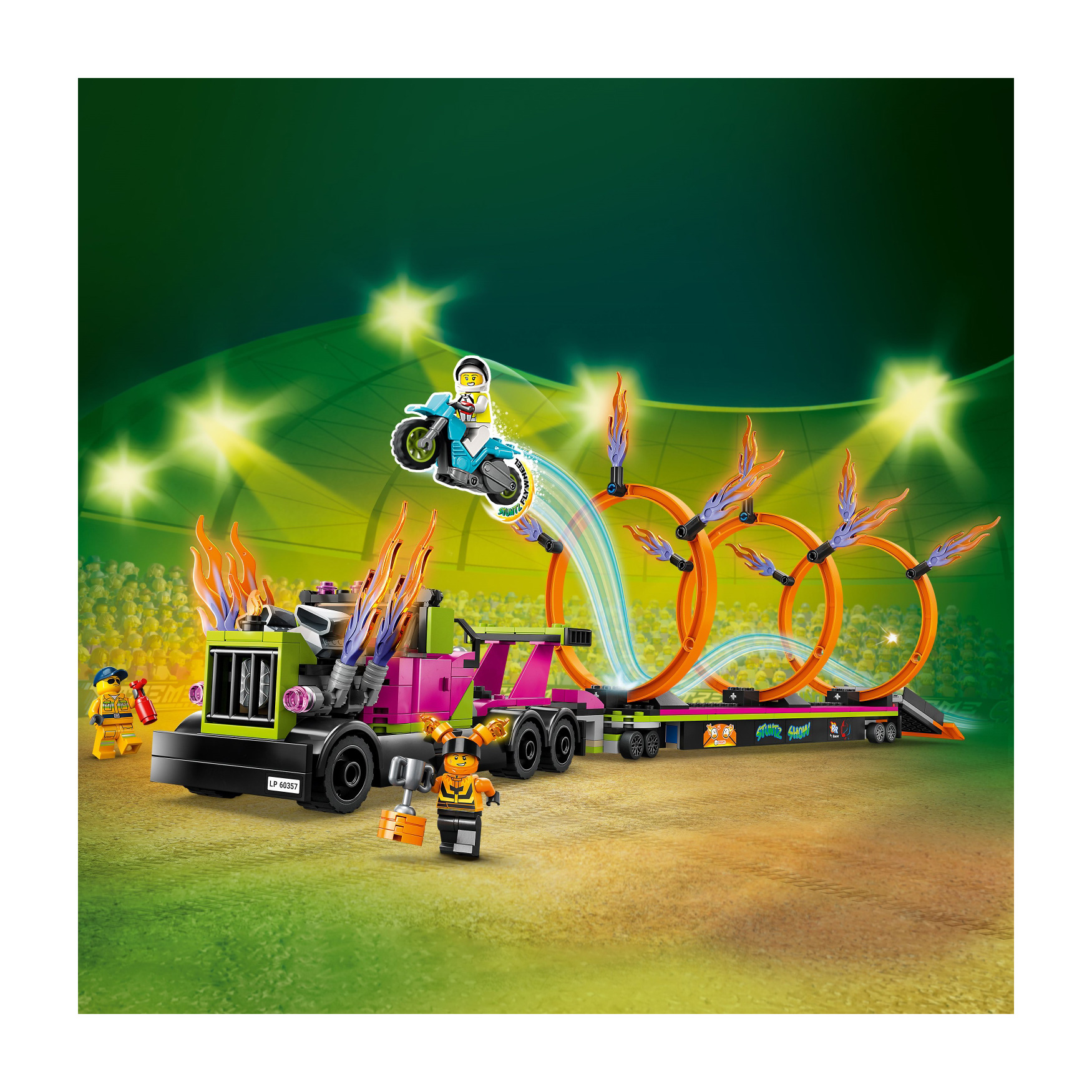 LEGO® Stunt Truck & Ring of Fire Challenge 60357 - Image 4