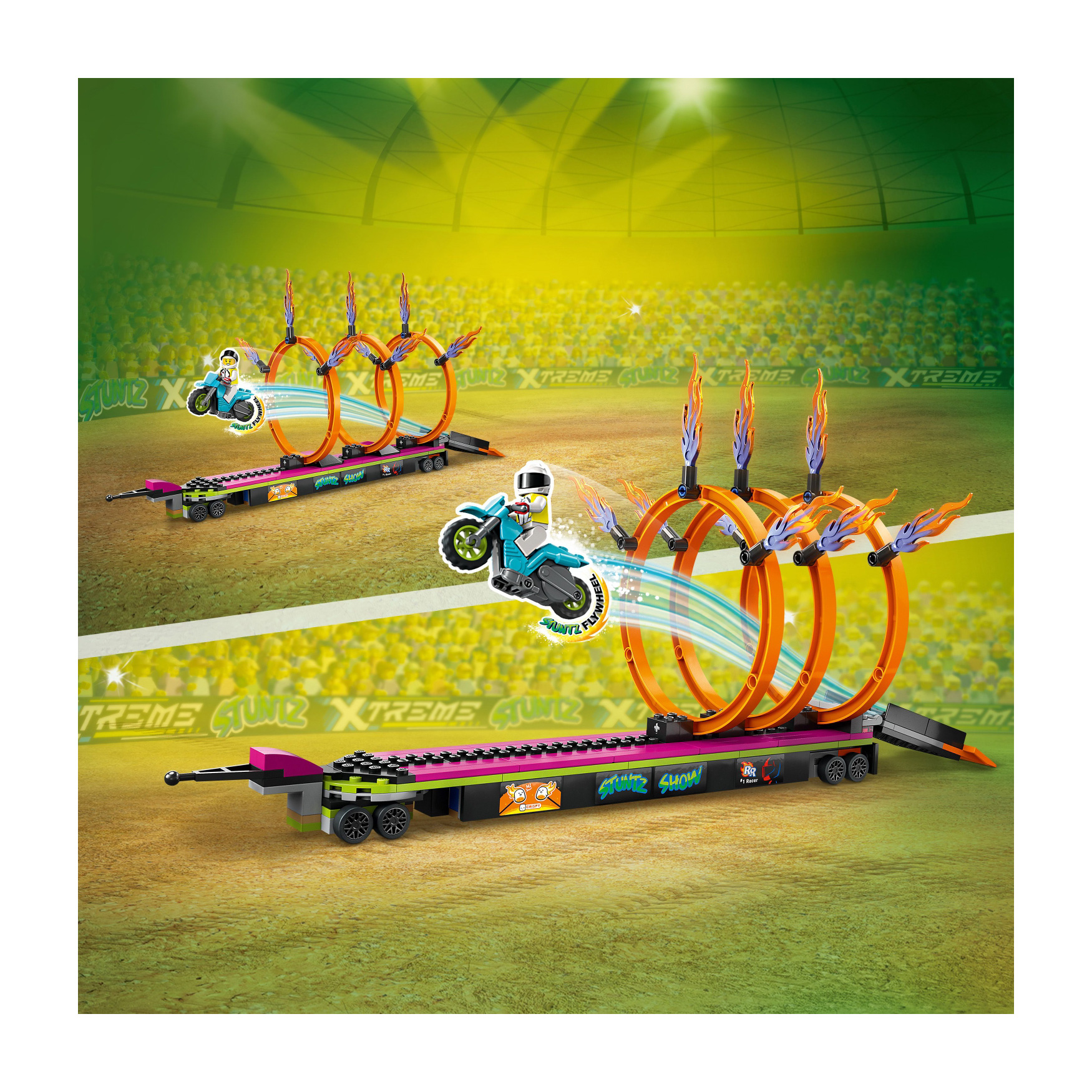 LEGO® Stunt Truck & Ring of Fire Challenge 60357 - Image 5