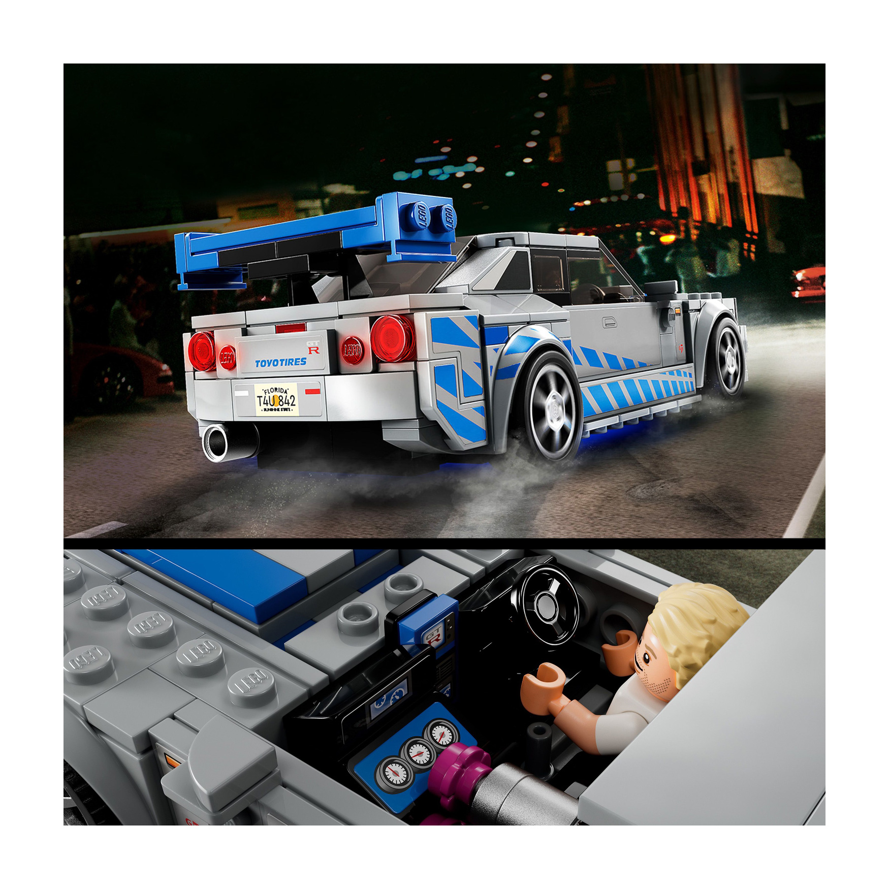 LEGO® 2 Fast 2 Furious Nissan Skyline GT-R (R34) 76917 - Image 6