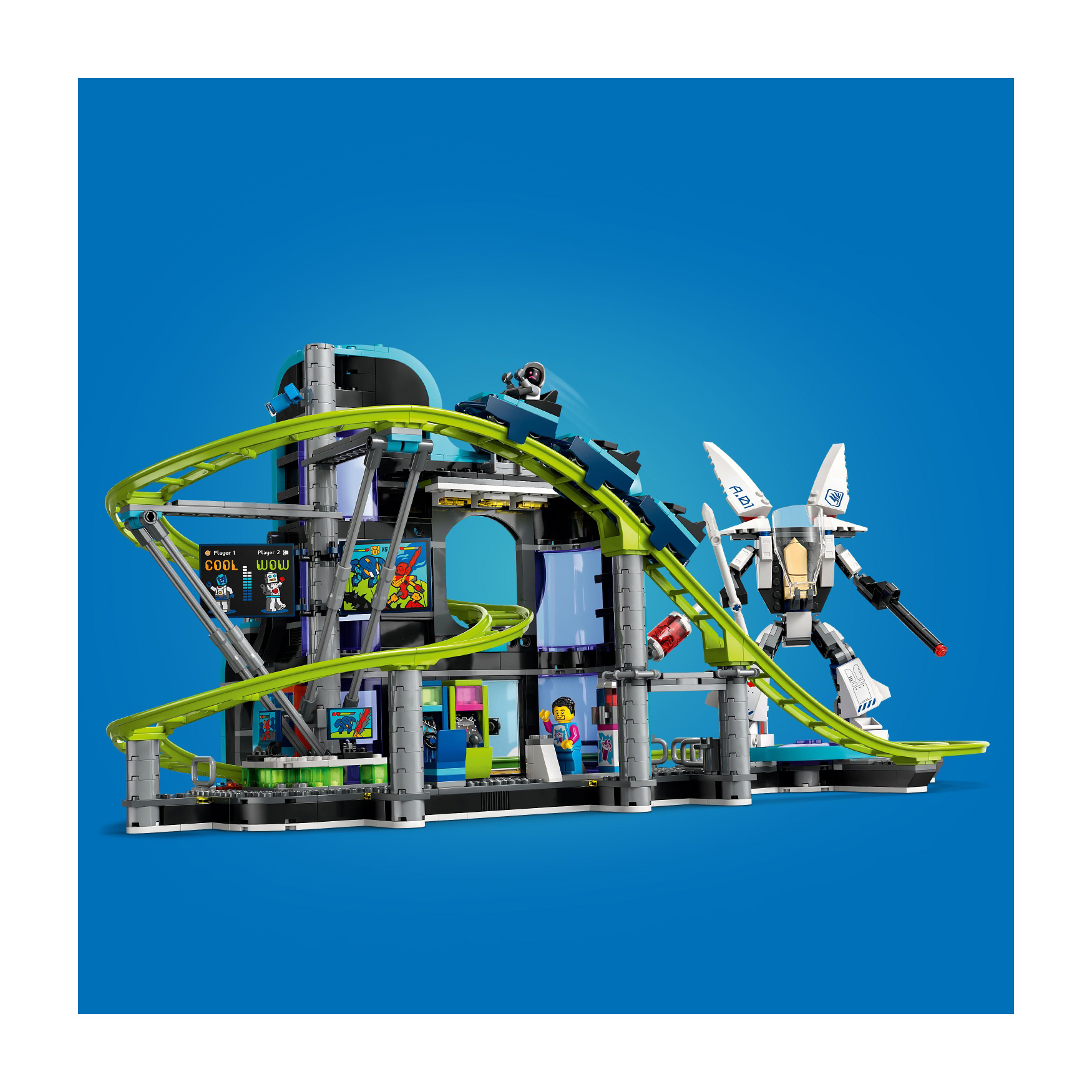 LEGO® Robot World Roller-Coaster Park 60421 - Image 5