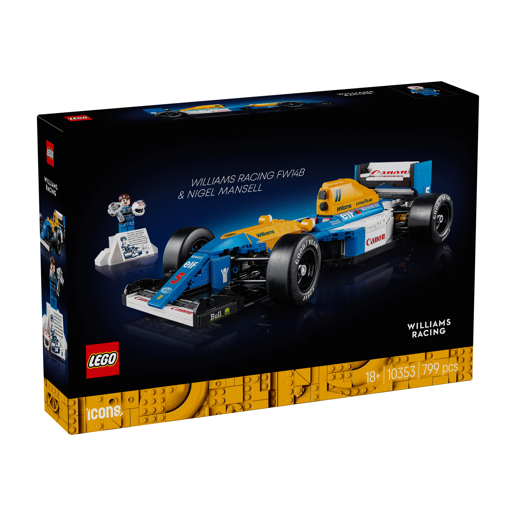 LEGO® Williams Racing FW14B & Nigel Mansell 10353