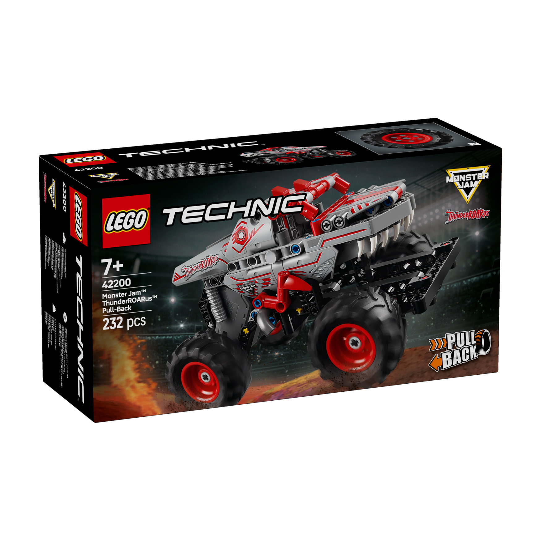 LEGO® Monster Jam™ ThunderROARus™ Pull-Back 42200