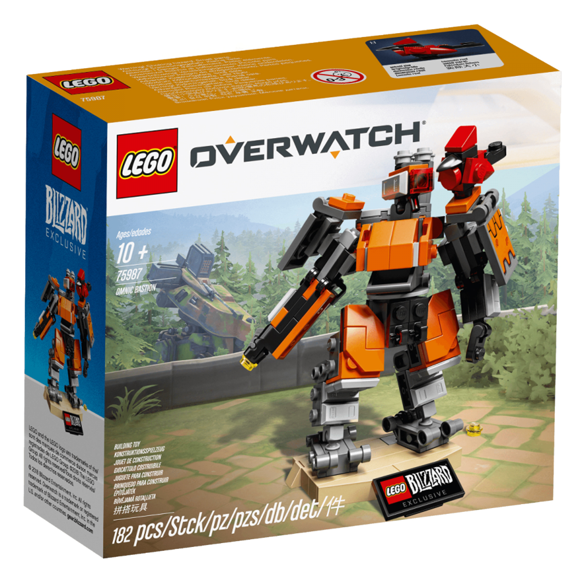 Exclusive LEGO Overwatch Omnic Bastion (75987) Revealed