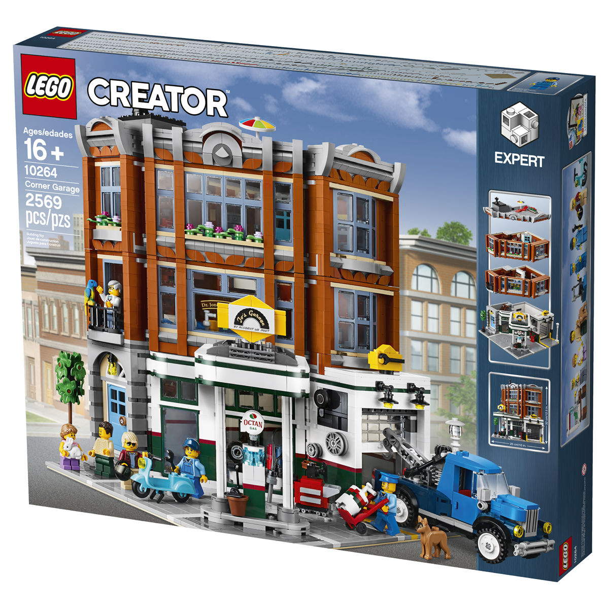 kran Rejsende lettelse The LEGO Creator Expert Corner Garage (10264) Is Our Next Modular Set