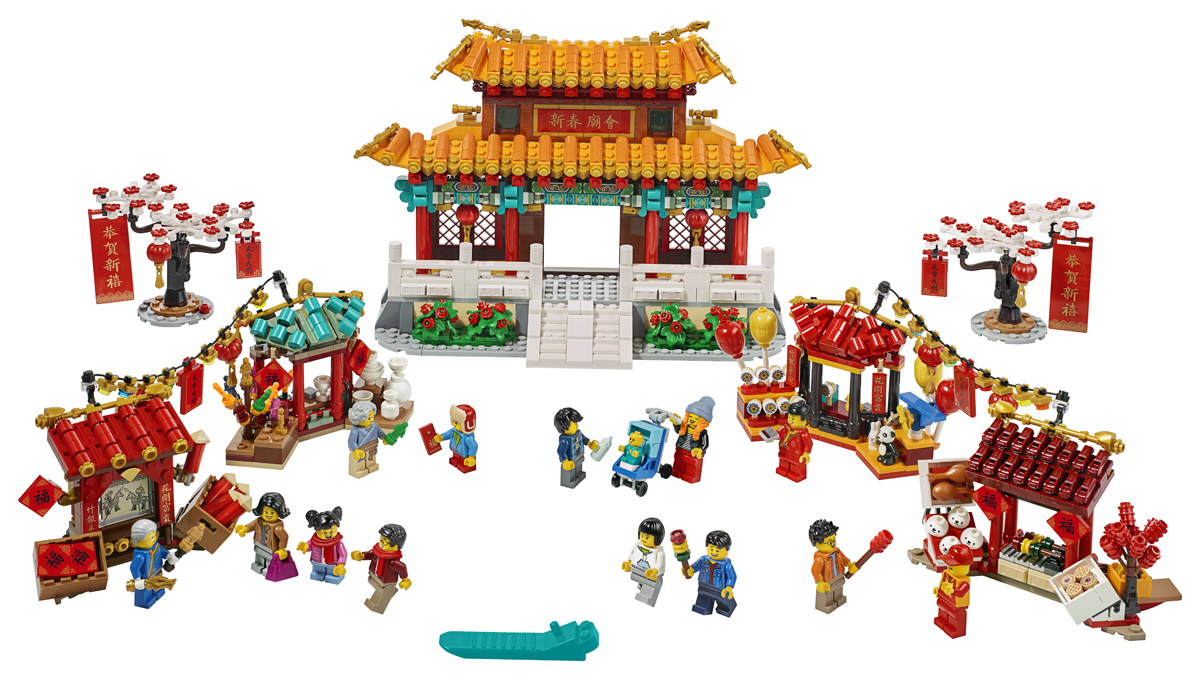 The LEGO Chinese New Year Temple Fair (80105) Officially Revealed