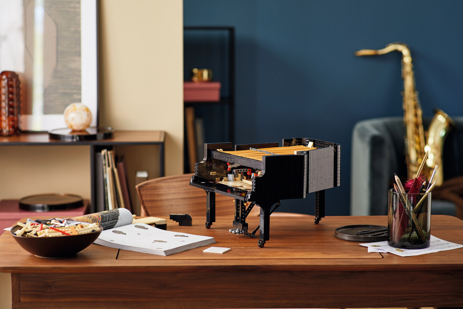 The LEGO Ideas Grand Piano (21323) Makes a Grand Entrance