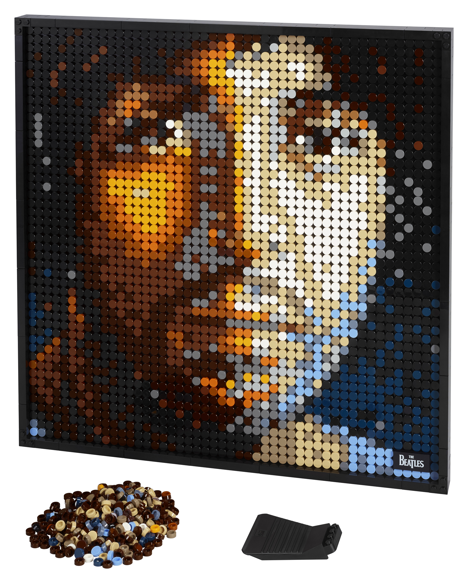 lego iron man mosaic