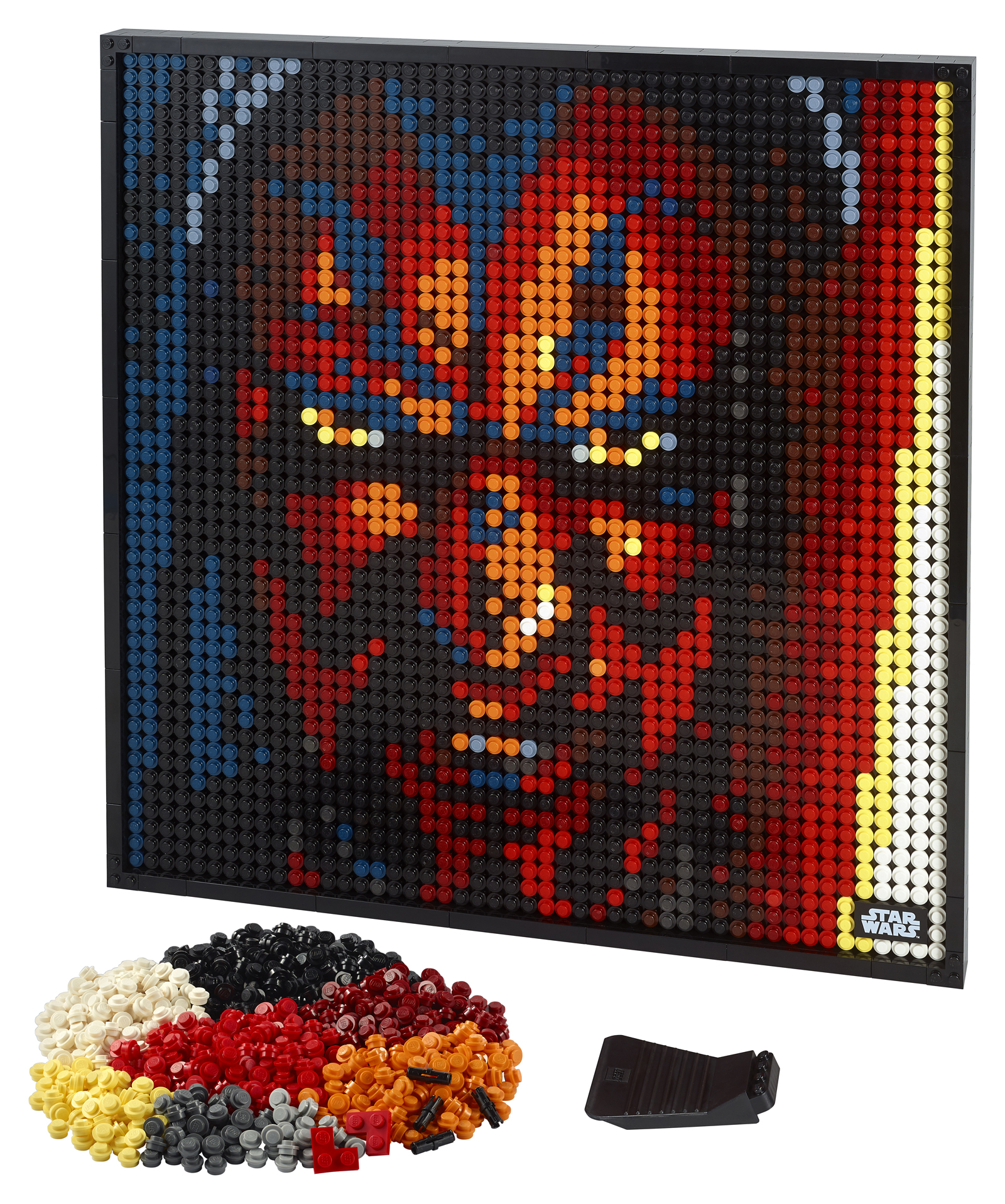 lego iron man mosaic