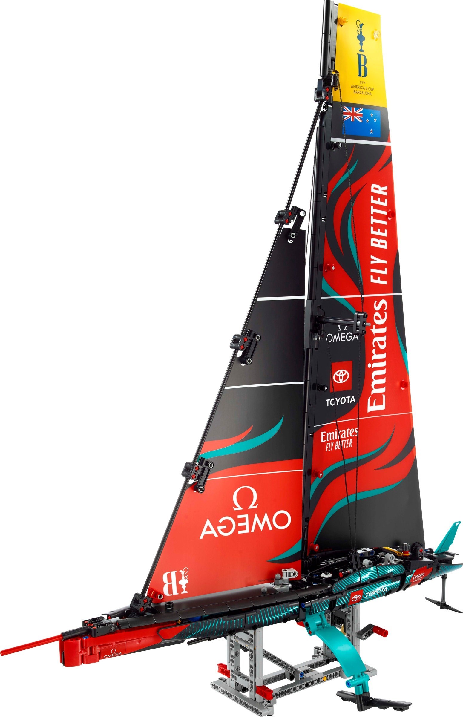 Discover the Stunning LEGO Technic Emirates Team New Zealand AC75