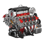 Brickvivid Ferrari F488 Engine Model Kit - Motorized STEM Masterpiece