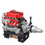Brickvivid V8 Engine Building Blocks: Motorized, Educational Fun!