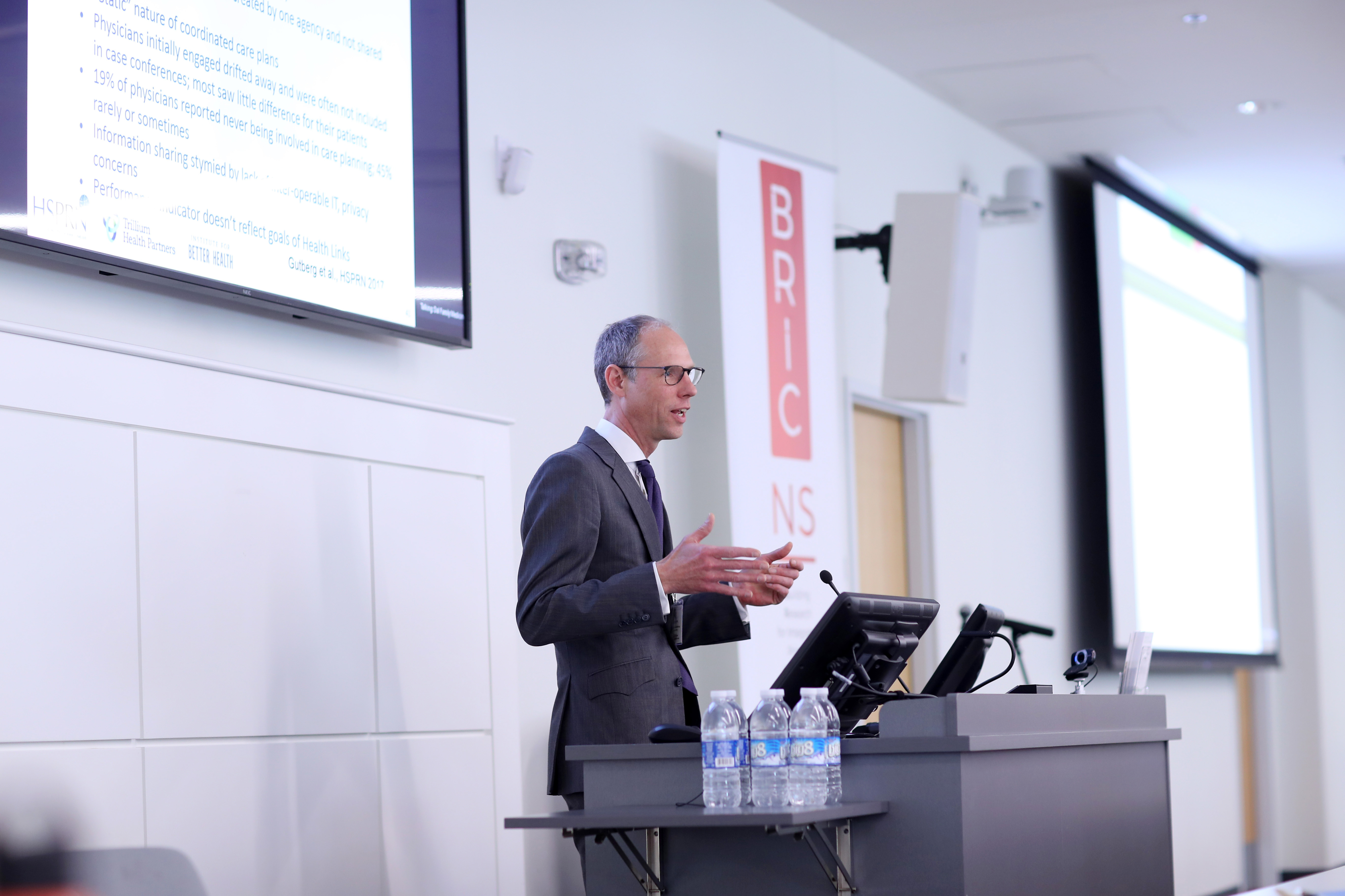 Dr. Wodchis discussed researcher, provider, patient and policy partnerships in creating an evidence-informed health care system