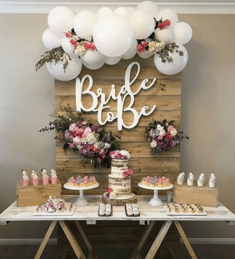 Rustic bridal shower ideas