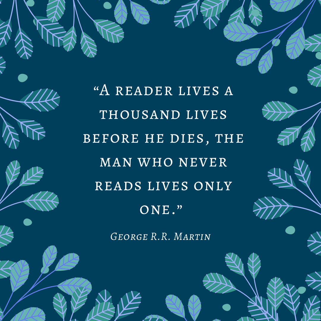 Live a Thousand Lives- Through Reading! - Bridgitte Rodguez, image size:1080x1080