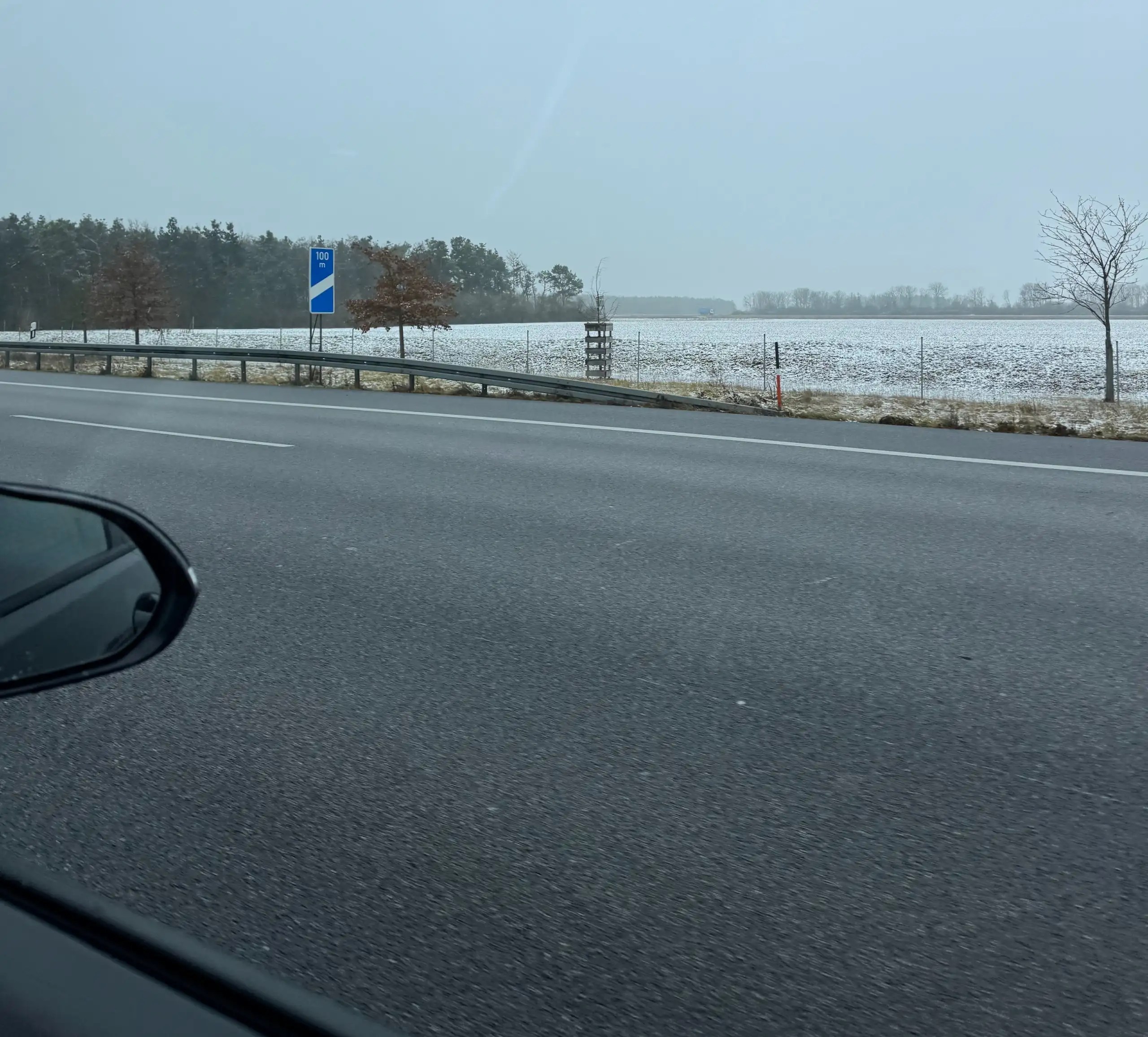 Münih Havalimanı Kar Manzarası