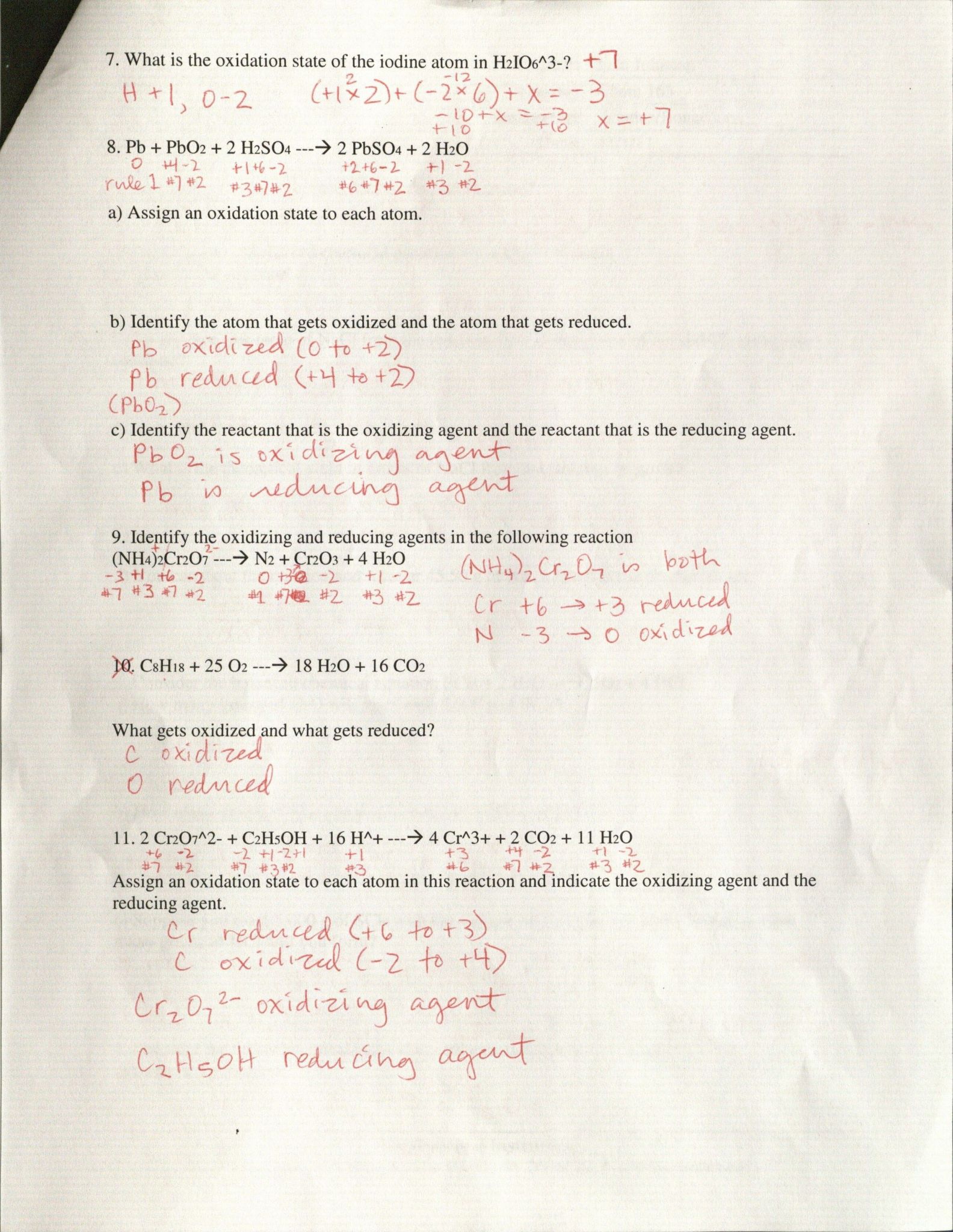 Oxidation Reduction Worksheet Answers Promotiontablecovers 1 Read Online Oxidation Reduction Reaction Worksheet Answersis reduced in each reactionIdentify the oxidizing agent and the reducing agent also.