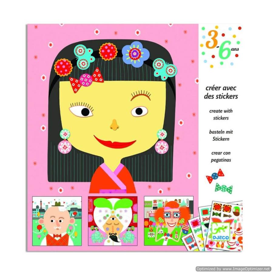 Sticker Activity Kit – Make a Face! – Bright Isle