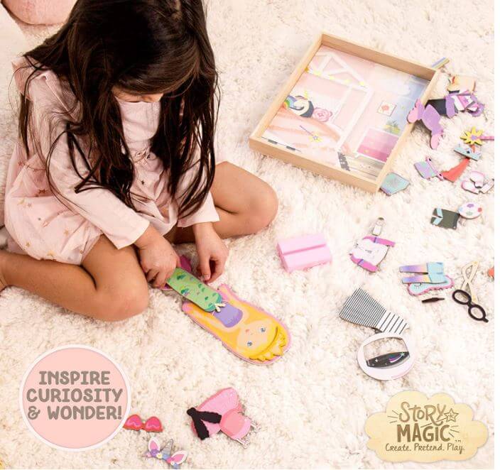 Wooden Dress Up Doll Bright Isle