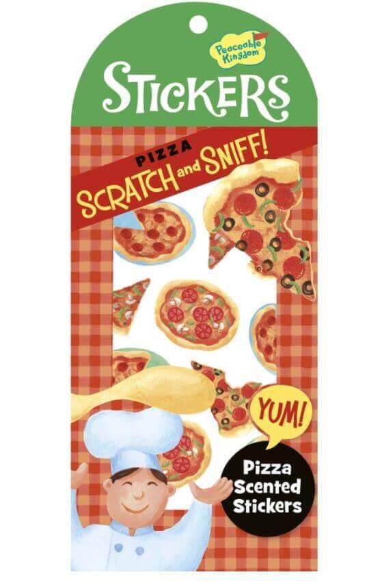 Pizza Scratch and Sniff Stickers Bright Isle