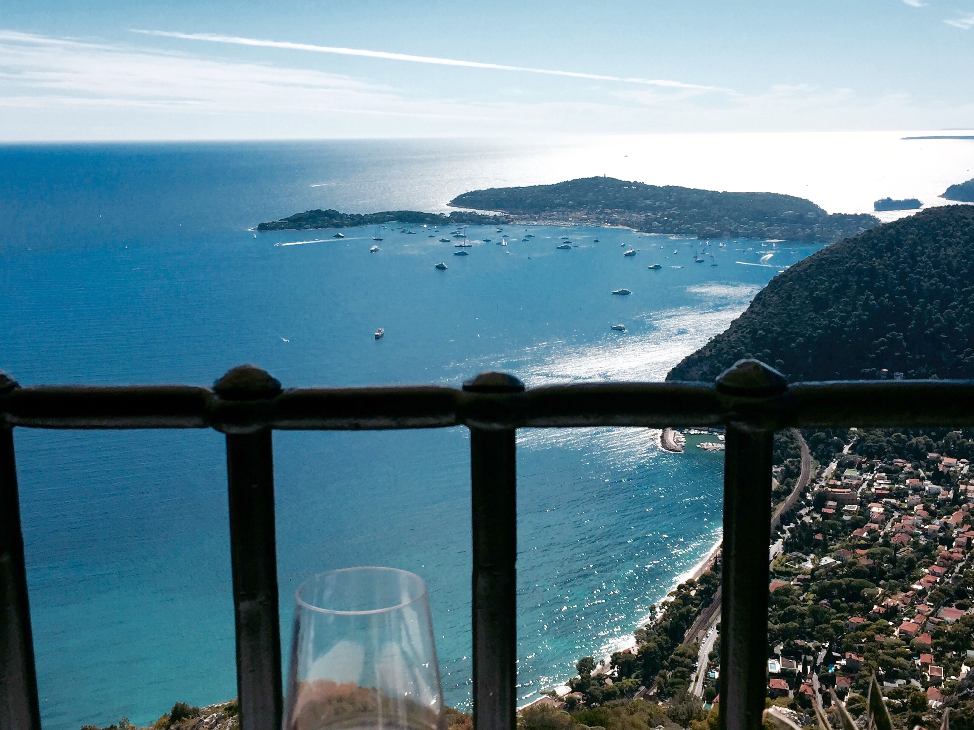 View from the balcony table