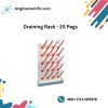 Draining Rack 20 Pegs | Lab Glassware Drying Stand in Bangladesh