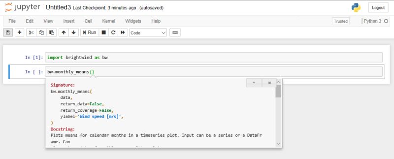 Introduction To The Brightwind Library Brightwind Documentation - Premium Abstract Design Gallery - Full HD