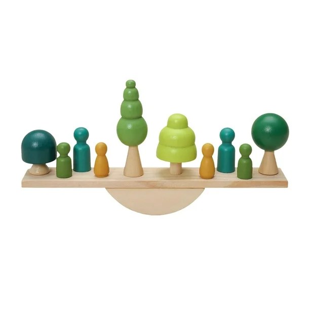Forest Seesaw Animal Balance Building Set - BrightyToys