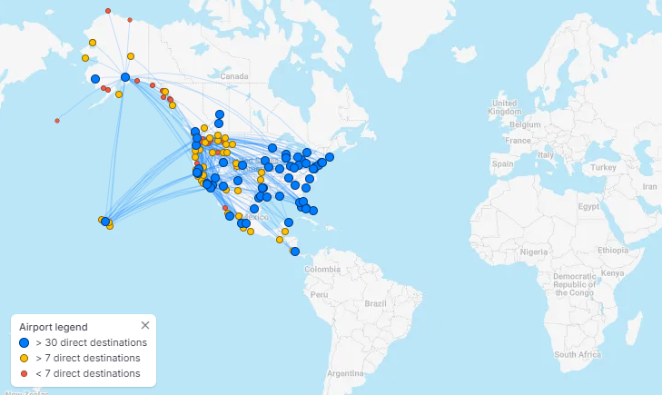 Alaska Airlines Flight Route Map In 2026 Brilliant Maps Alaska Airlines Flight Destination Map 