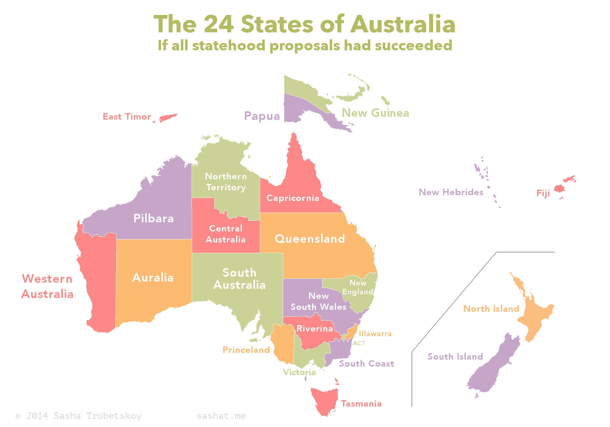 The 24 States Of Australia If All Statehood Proposals Had Succeeded Australia 24 States 