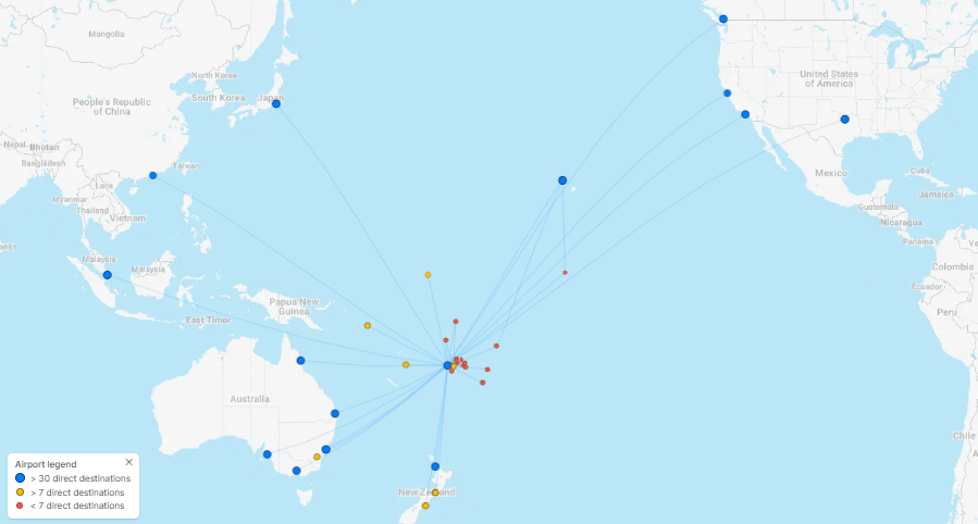 Fiji Airways Flight Route Map In 2026 Brilliant Maps Fiji Airways Flight Destination Map 