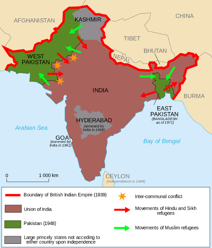 The First Proposed Map Of Pakistan The Partition Of India Brilliant Partition Of India En 