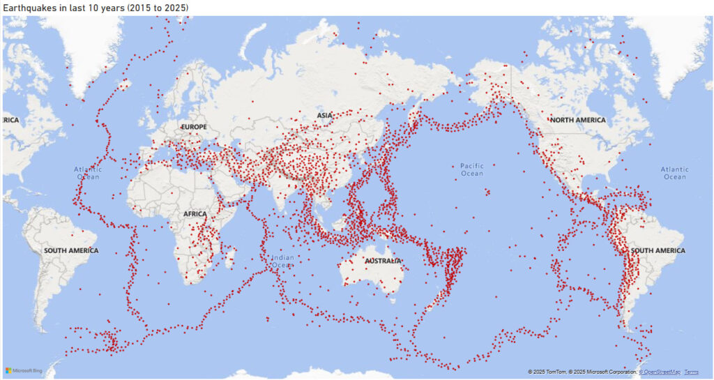 Map Of The World S Tectonic Plates Brilliant Maps All Earthquakes 1024x545 