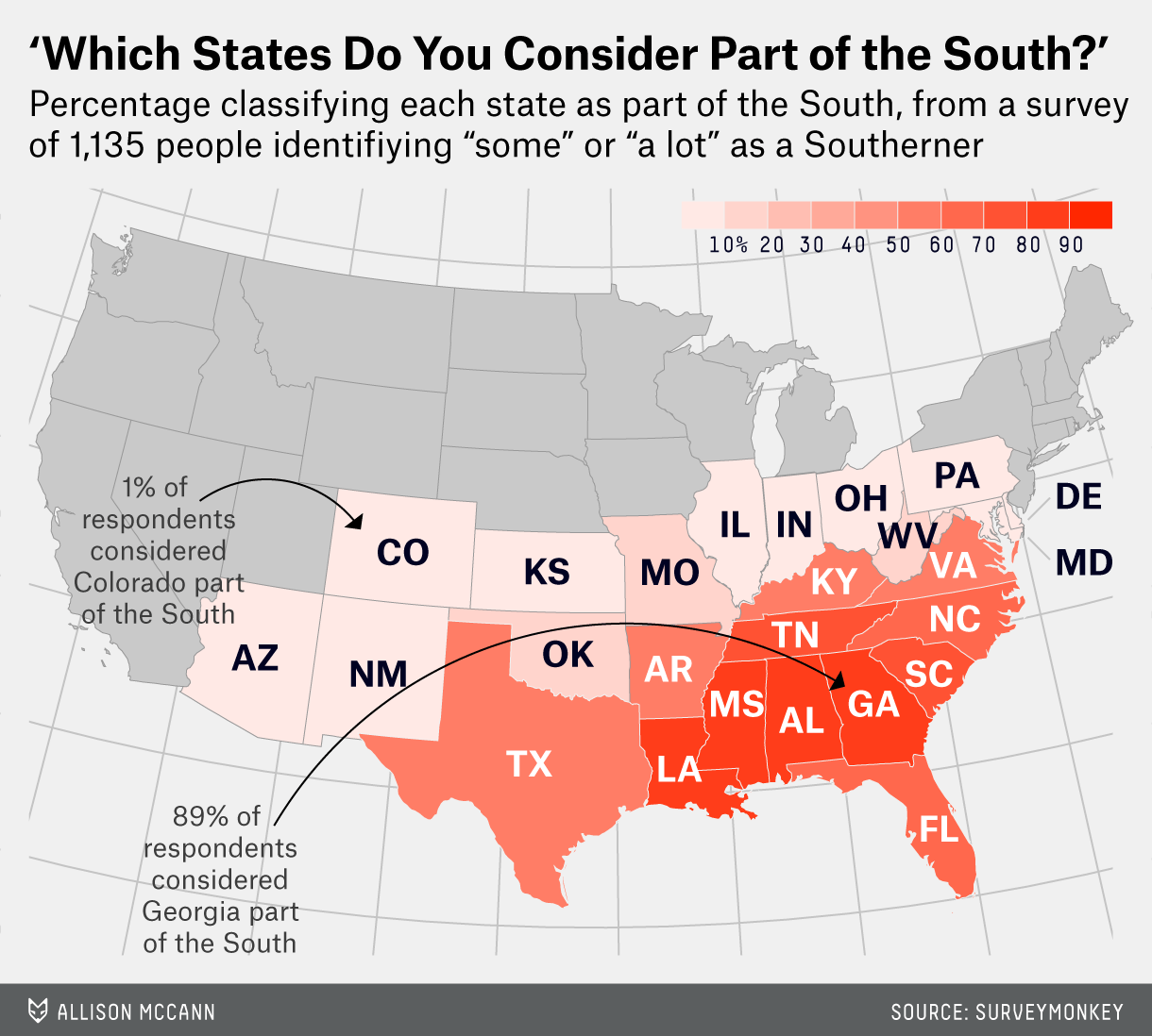 Which States Make Up The US South Brilliant Maps Hickey Map South2.webp