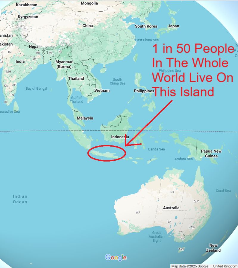 Java Island Population Download Table - Download High Quality Nature Art | 8K