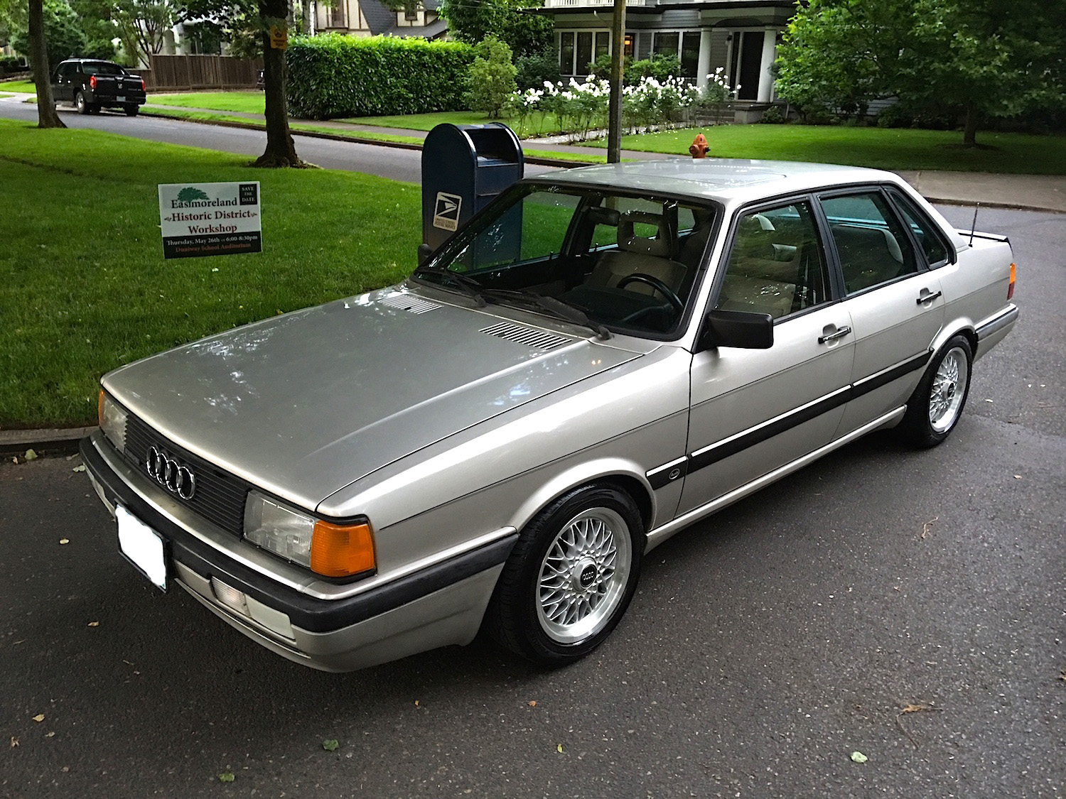 1985 audi 4000s quattro 5-speed