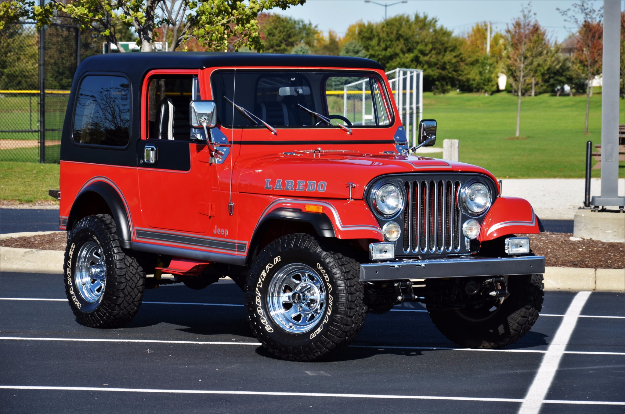 Restored 1983 jeep cj-7 laredo for sale on bat auctions