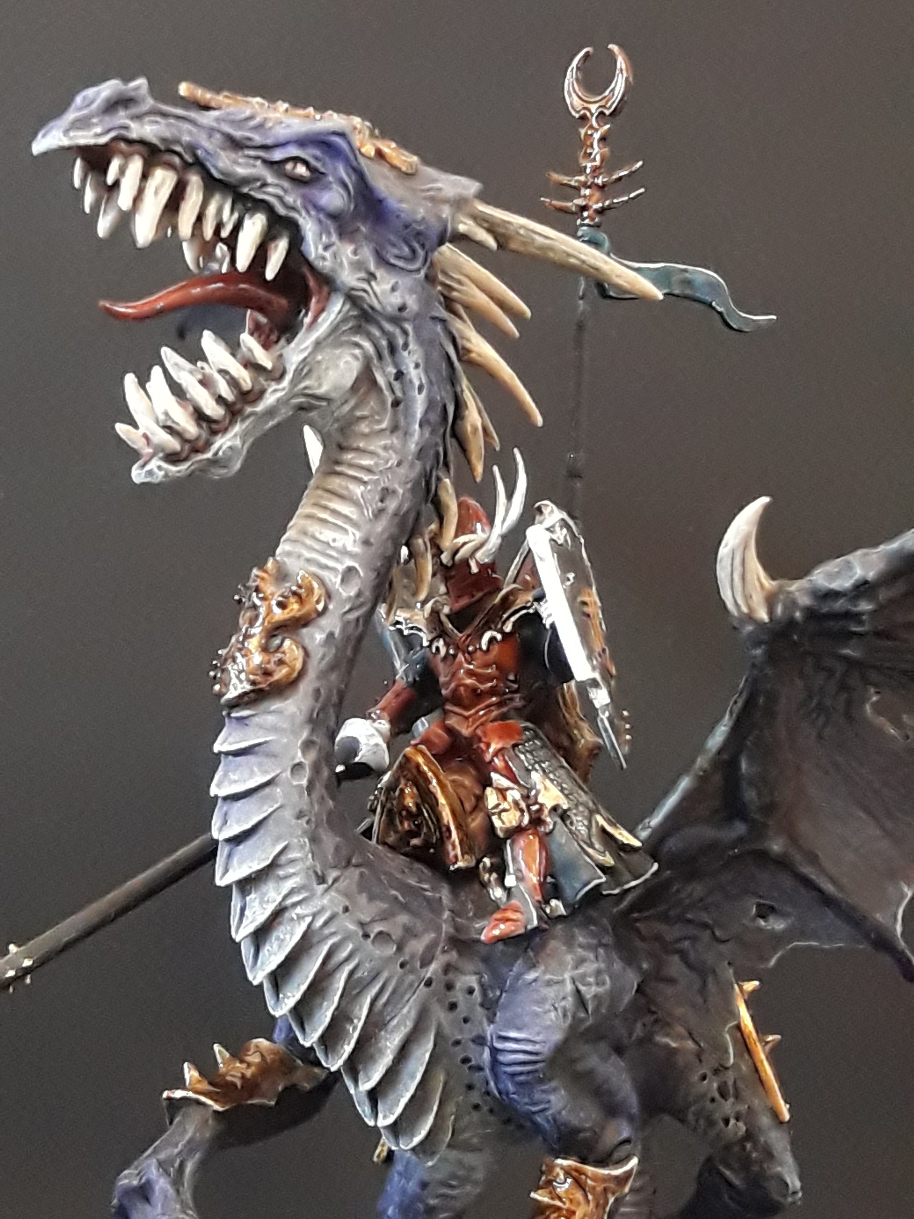 Dark Elves Dreadlord on black dragon – Bring me my broadsword