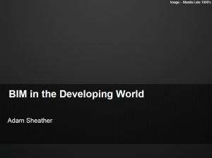 BIM in Developing World