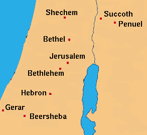 Map Of Shechem Archives AtoZMom S BSF Blog Map Jacob 