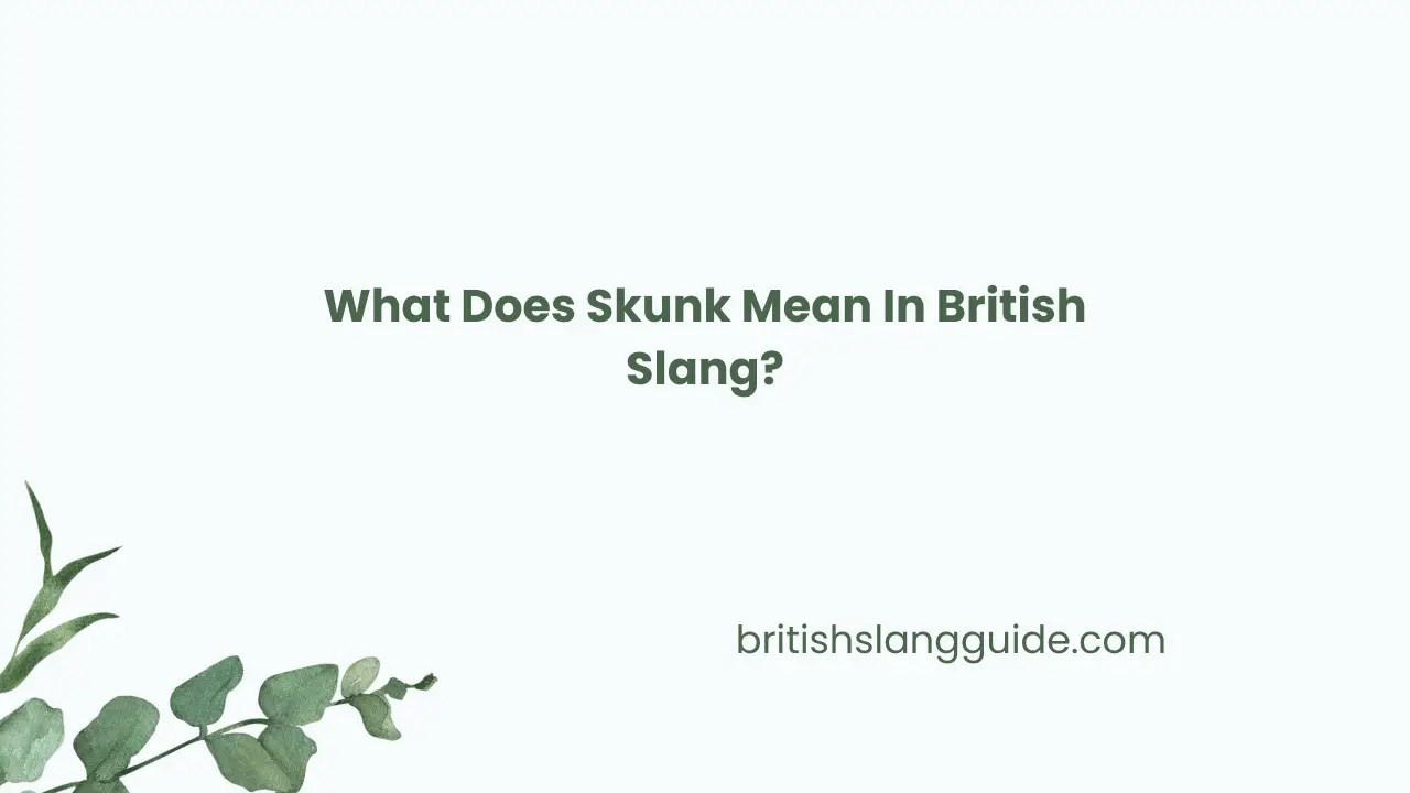 British slang guide