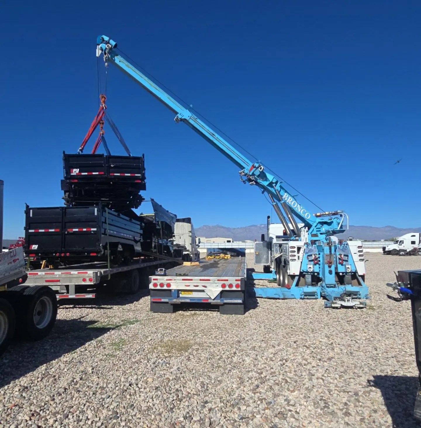 load shift with heavy wrecker