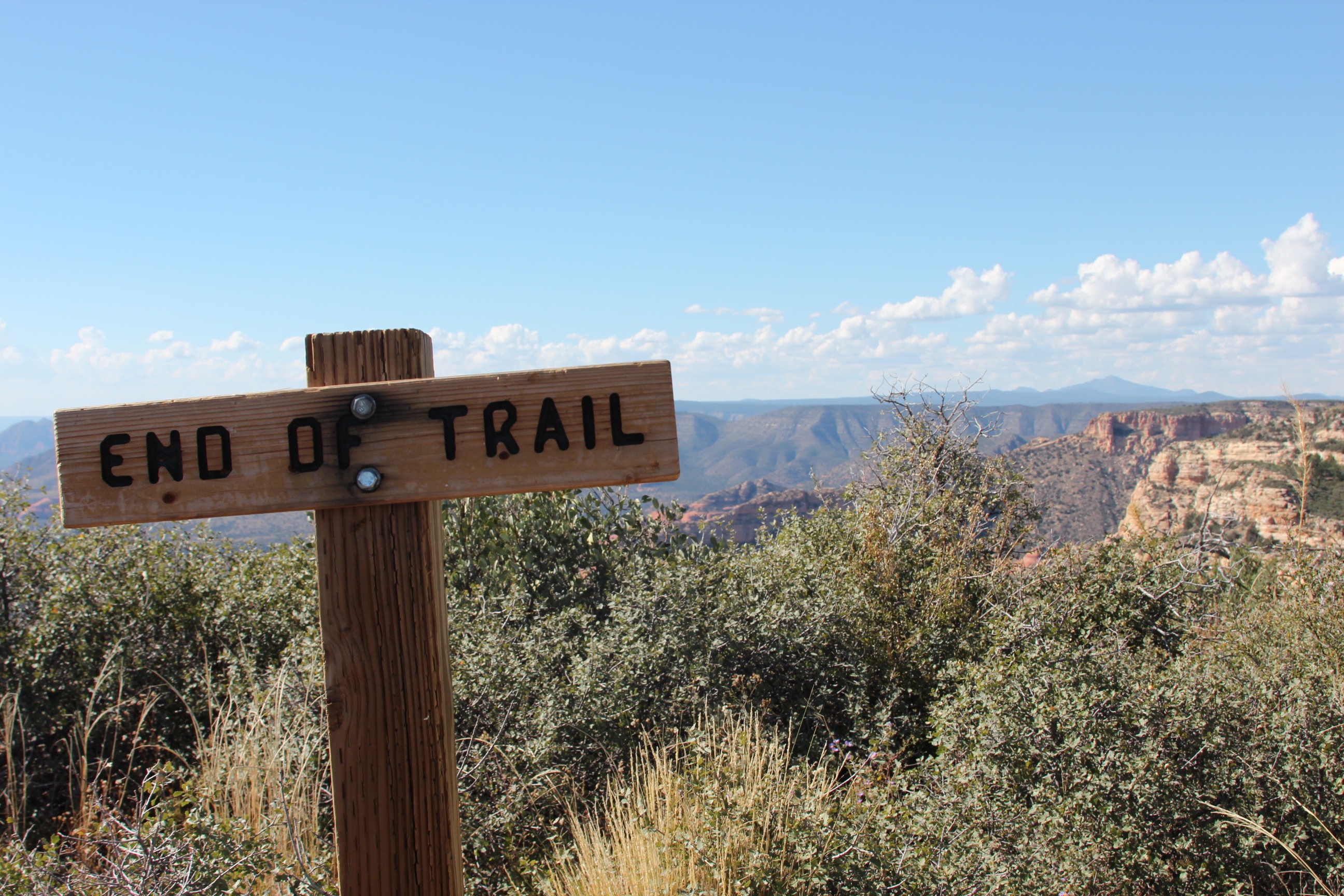 End of Trail -Bear Mountain Hike, Sedona, AZ (unedited)