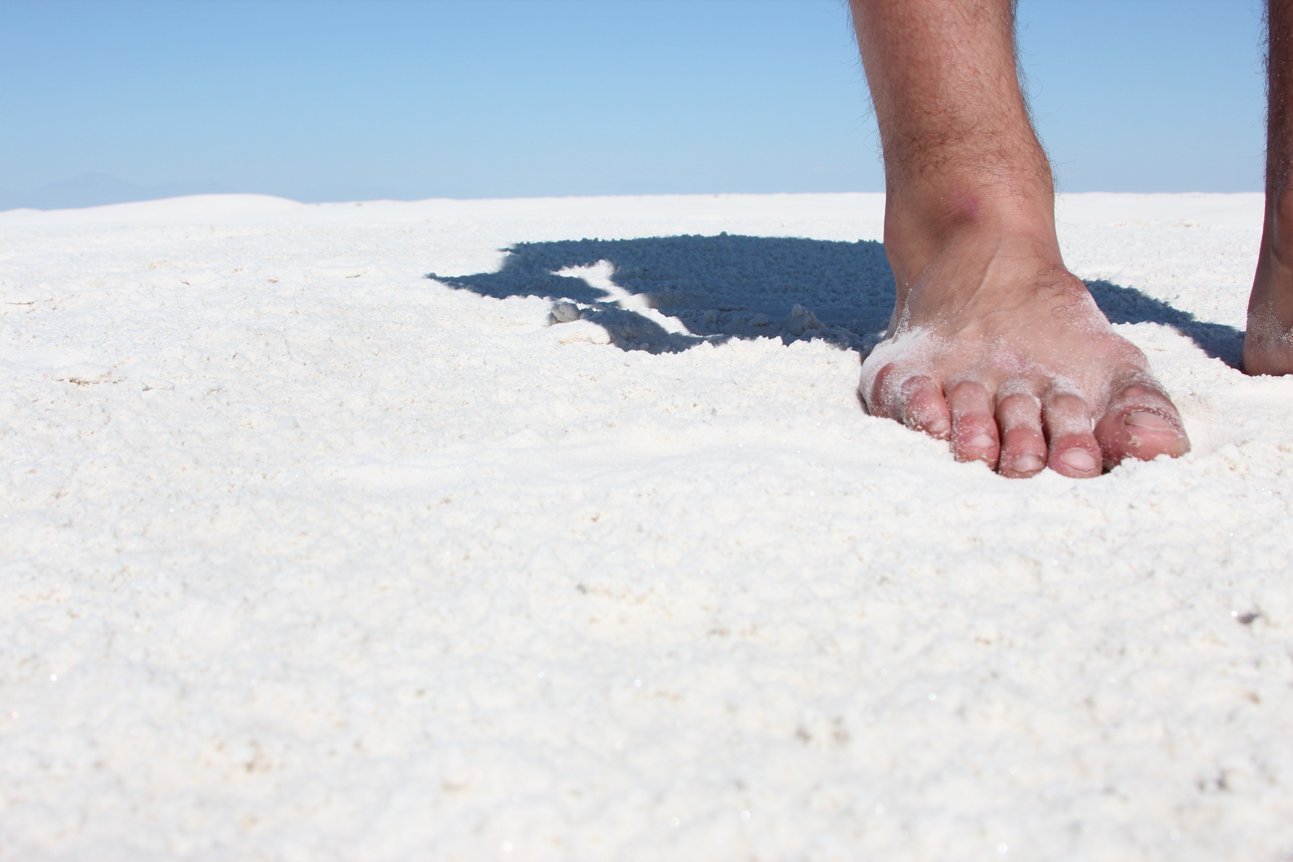 Brad's Feet -White Sands National Monument, NM (unedited)